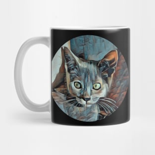 Curious floppy cat Mug